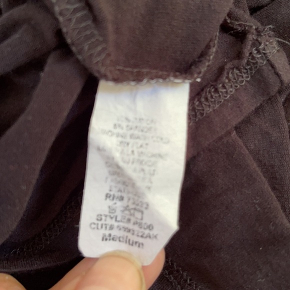 Seductions by Sirens Black Heavy Metal Keyhole Tee M - Picture 6 of 6